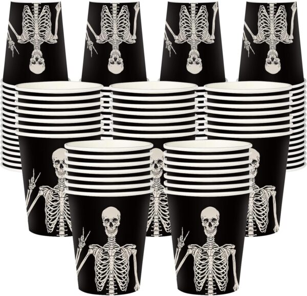 Vasos esqueleto halloween (pack 10)