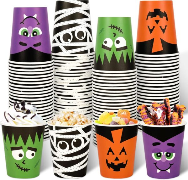 Vasos Halloween party (pack 10) 4 modelos