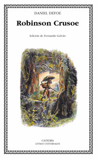 Libro Robinson Crusoe - Daniel Defoe - Catedra - leido