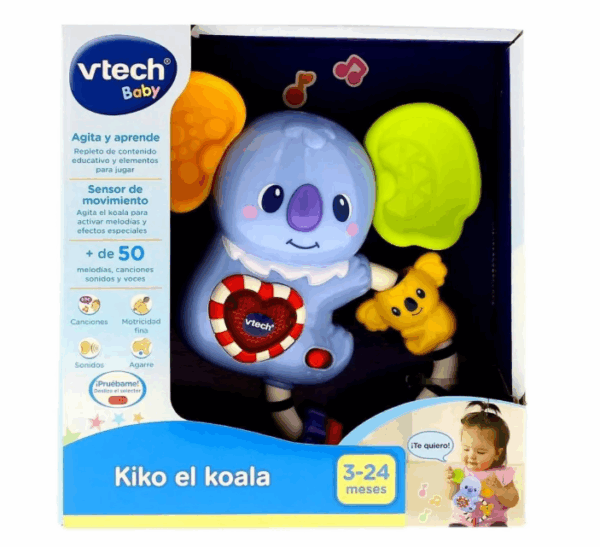 Juguete Kiko el koala Vtech baby (+ de 50 canciones, melodias, sonidos y voces) (entre 3-24 meses) sonajero