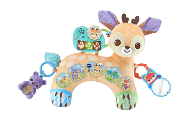 Juguete Cojin bebe Cervatilla 4 en 1 (entre 3-36 meses) Vtech baby (texturas y sonidos)