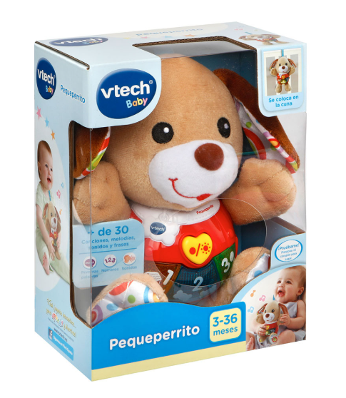 Juguete Peluche Interactivo Vtech Pequeperrito (entre 3-36 meses)