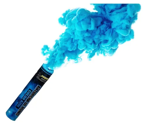 Lanza humo azulino 60cm (bombarda)