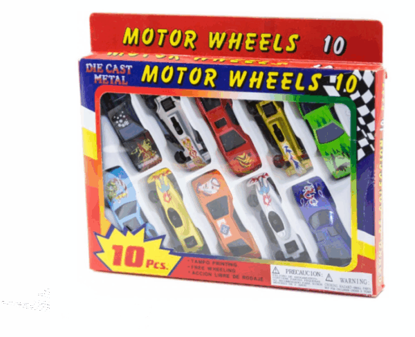 Set carritos metal coleccion (pack 10)