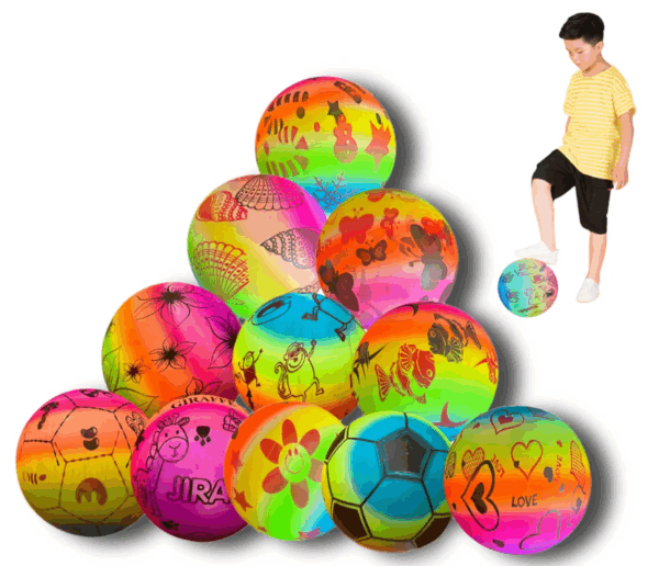 Pelota neon multicolor (modelos variados)