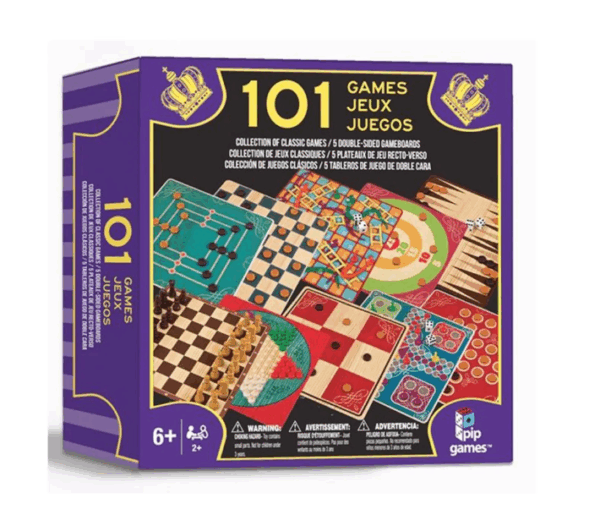 101 juegos de mesa deluxe (5 tableros de juego doble cara)