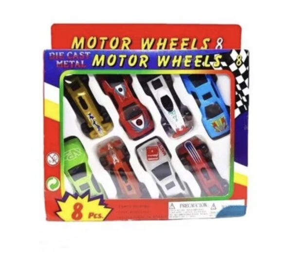 Set carritos metal coleccion (pack 8)