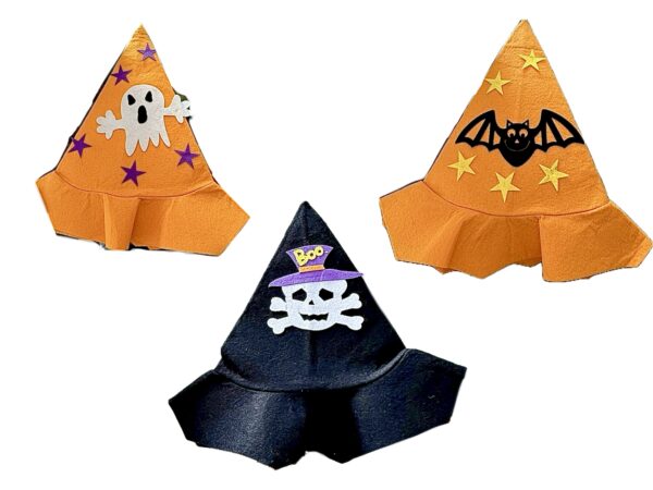 Sombrero Halloween (naranja o negro al azar)