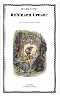 Libro Robinson Crusoe - Daniel Defoe - Catedra - leido