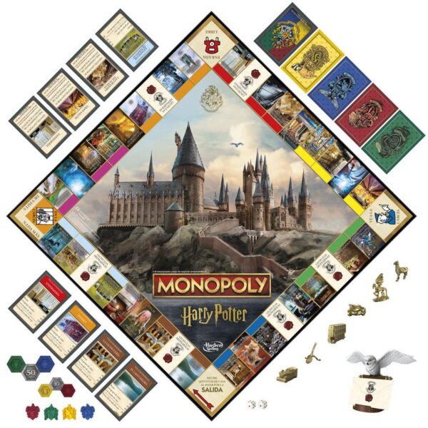 Monopolio Harry Potter Hasbro - Imagen 3