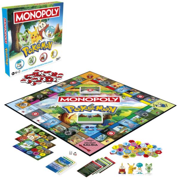 Monopolio Pokemon Hasbro - Imagen 4