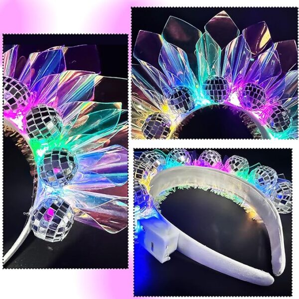 Vincha disco led party deluxe - Imagen 7