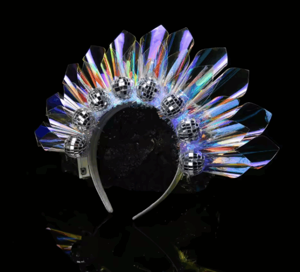 Vincha disco led party deluxe - Imagen 3