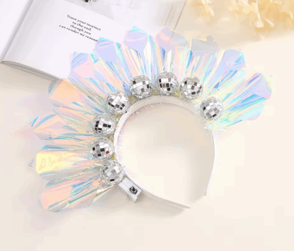 Vincha disco led party deluxe - Imagen 4