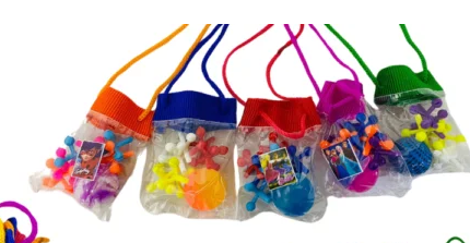 Yakses con bolsito multicolor sorpresas X1