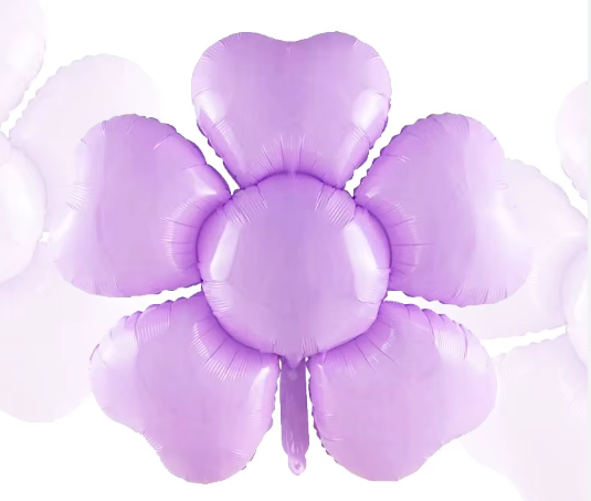 Globo Flor morada (helio) (94cm x 98cm)