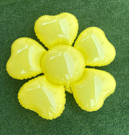 Globo Flor amarilla (helio) (94cm x 98cm)
