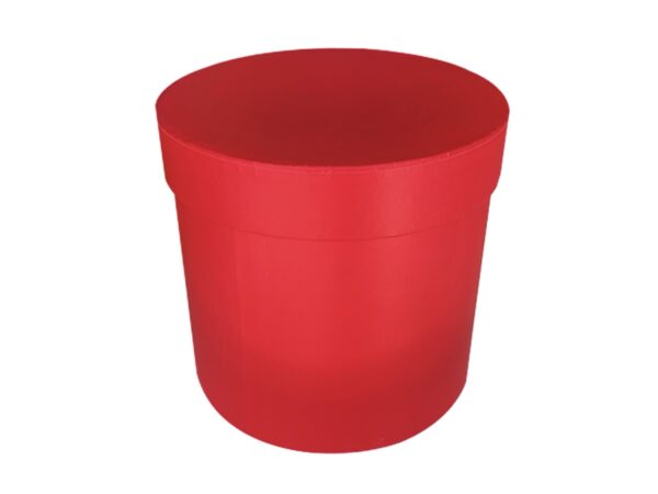 Caja redonda 14cm x 14cm (roja)