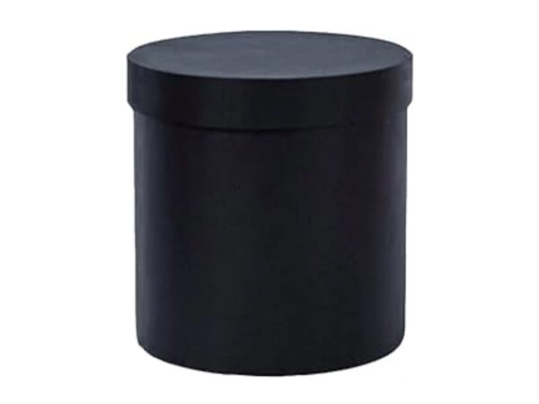 Caja redonda 14cm x 14cm (negra)