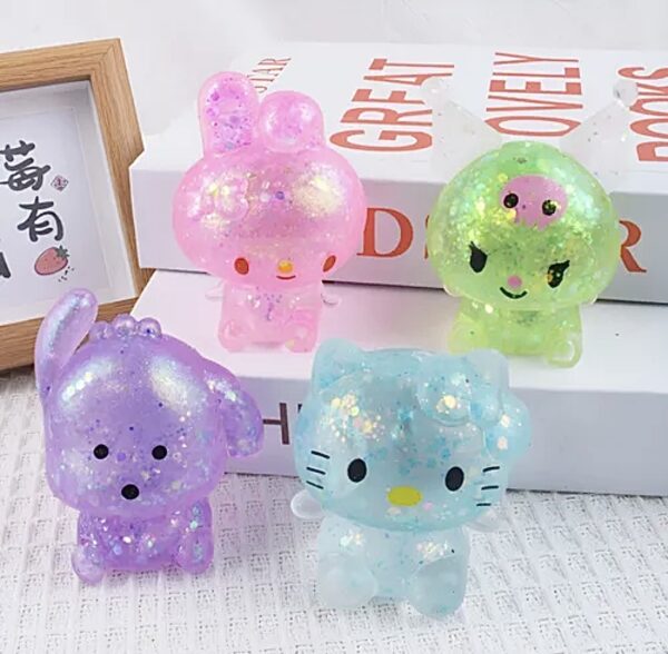 Squishy Sanrio (colores y modelos variados) hello kitty, kuromi, cinnamoroll, melody al azar