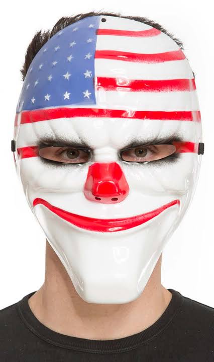 Mascara payaso americano La Purga (halloween)