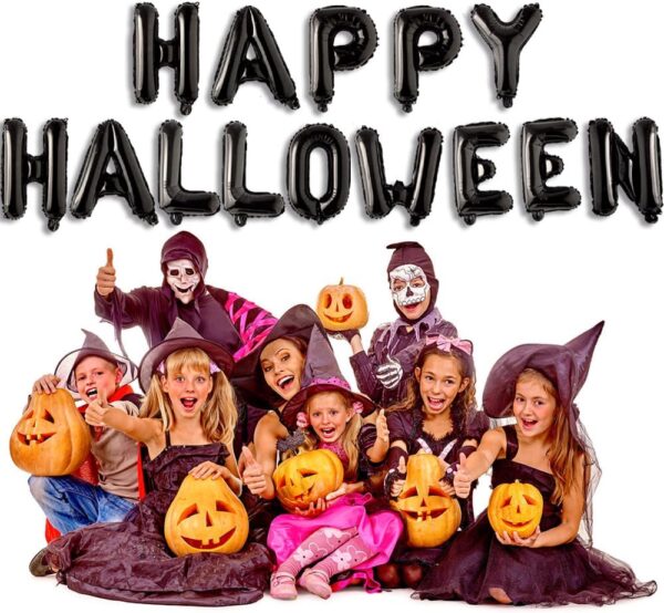 Blister Globos letras Happy Halloween - Imagen 2