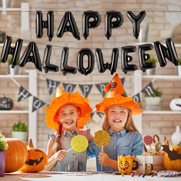Blister Globos letras Happy Halloween - Imagen 3