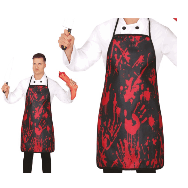 Delantal sangriento halloween (disfraz accesorio)