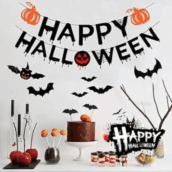 Banderin Happy Halloween (5 metros) party