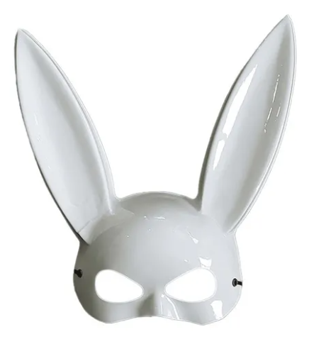 Mascara conejo blanco playboy (halloween)