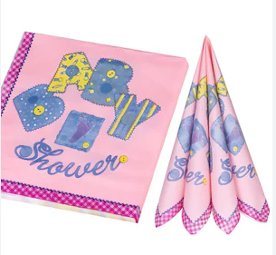 Servilletas Baby shower pink party (pack 10)
