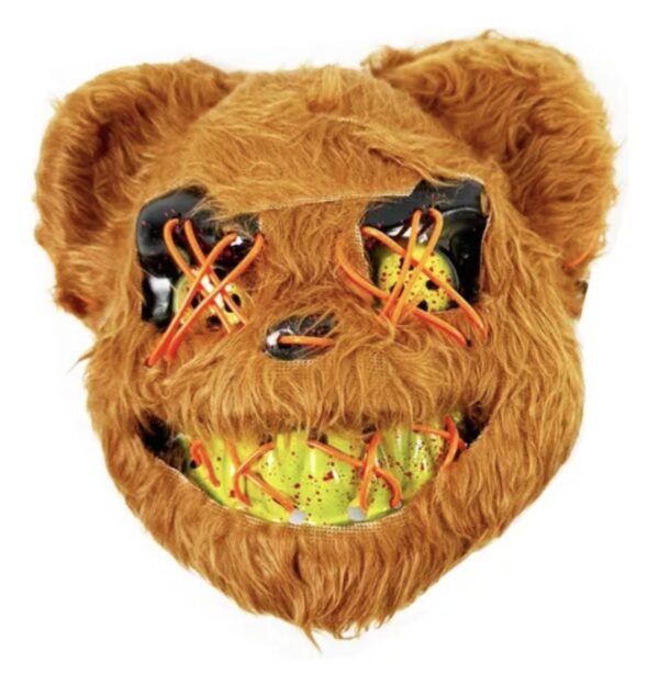 Mascara Oso sangriento led (halloween)