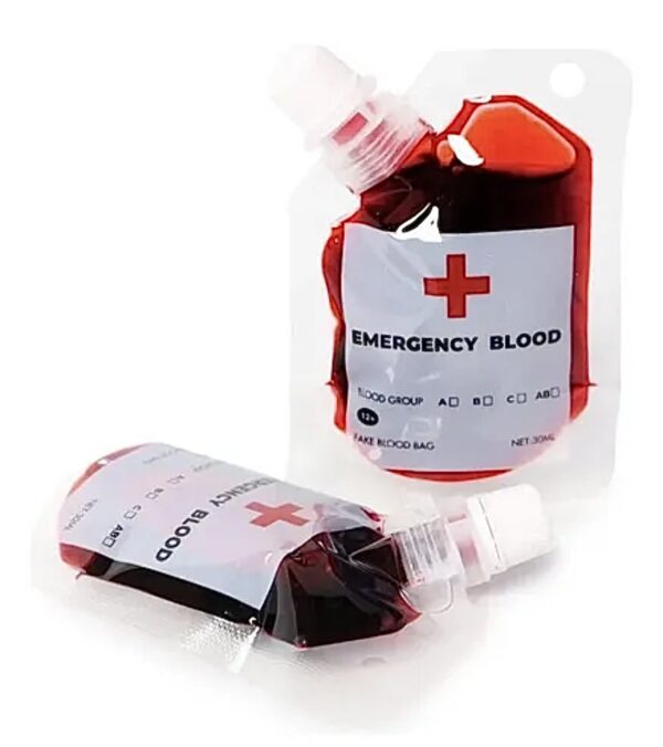 Sangre falsa (fake blood) bolsa halloween 30ml