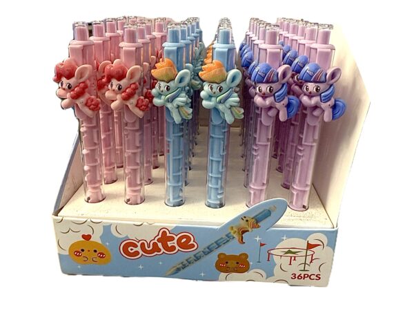 Lapicero Pony (colores variados al azar: rosa, celeste, lila)