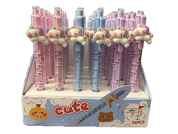 Lapicero Unicornio cute (colores variados al azar: rosa, celeste, lila)