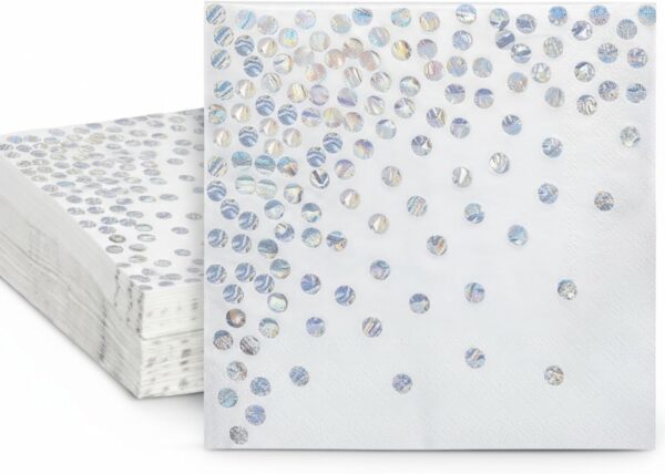 Servilletas bolitas tornasol (pack 10)