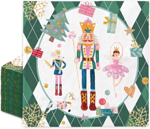 Servilletas Cascanueces navidad (pack 10) xmas
