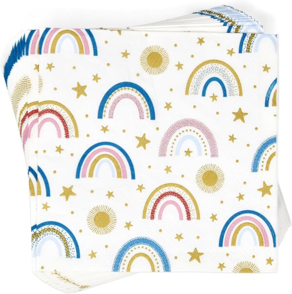 Servilletas arcoiris party (pack 10)