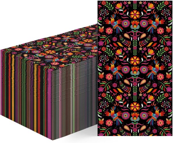 Servilletas mexicanas florales (pack 10)