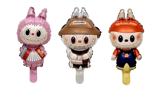 Globo Labubu (con helio) 60cm (diseños variados)