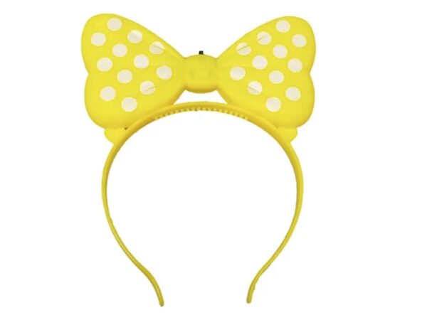 Vincha Minnie led (amarillo)