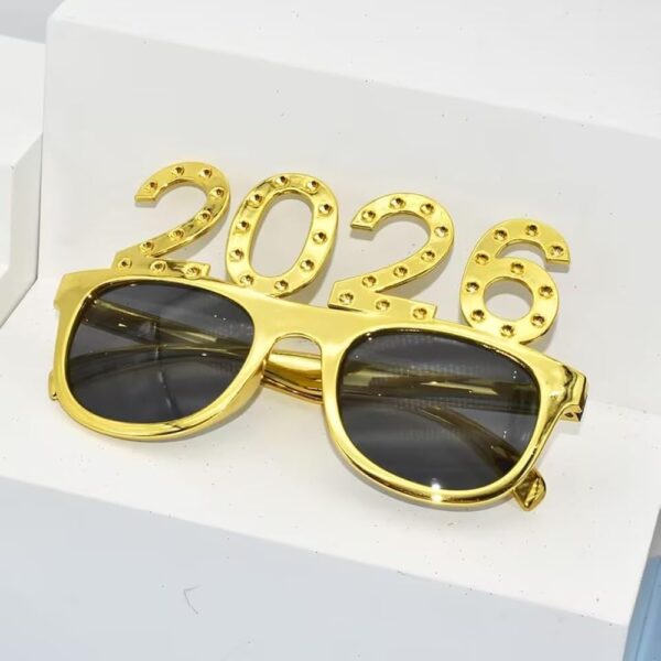 Lentes 2026 gold (hora loca) (año nuevo)