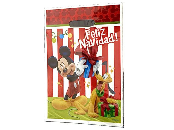 Bolsas con asa Mickey Feliz Navidad Disney (pack 10)