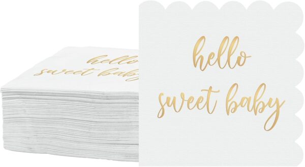 Servilletas Hello Sweet Baby (pack 10)