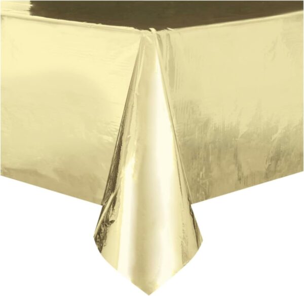 Mantel cromado o metalico dorado (137cm x 183cm)