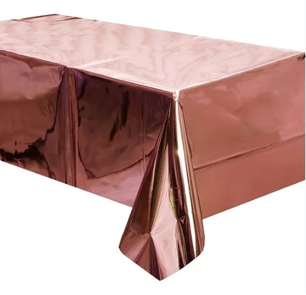 Mantel cromado o metalico rosegold (137cm x 183cm)