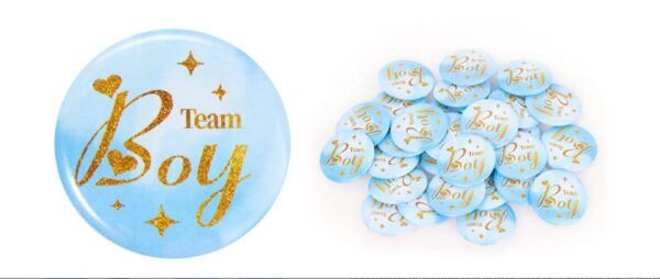 Pines Team Boy (pack 3) baby shower revelacion