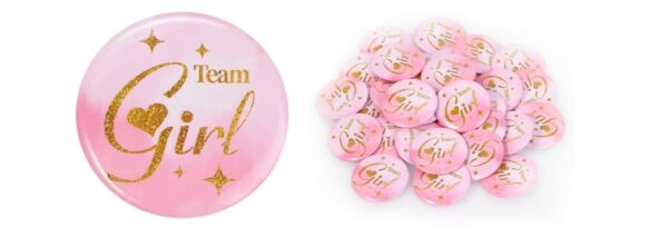 Pines Team Girl (pack 3) baby shower revelacion