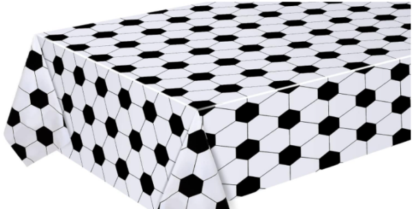 Mantel pelotas de futbol clasico (2.74cm x 137cm)