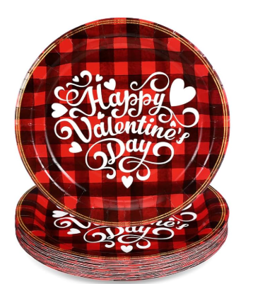 Platos Happy Valentine Day (pack 5)